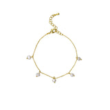 Kendall Bracelet - Gold + Pearl