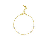 Cobi Bracelet - Gold + Pearl