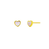 Perrine Heart Studs