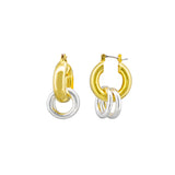 Brida Earrings - Gold + Silver