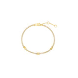 Sheri Bracelet Sterling Silver - Gold