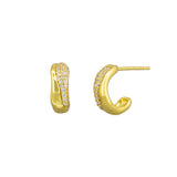 Lindsey Hoops Sterling 925 - Gold