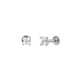 Diya Cartilage Earrings Sterling Silver - Silver