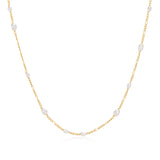 Aella Pearl Necklace Sterling 925 - Gold